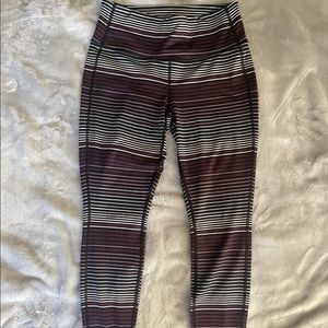 Striped Athleta leggings